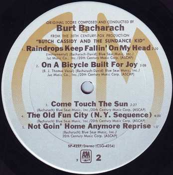 LP Burt Bacharach: Butch Cassidy And The Sundance Kid (Original Score)