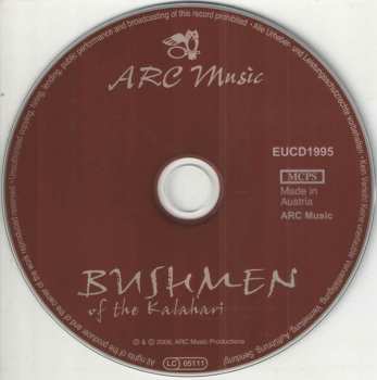 CD Bushmen Of The Kalahari: Bushmen Of The Kalahari