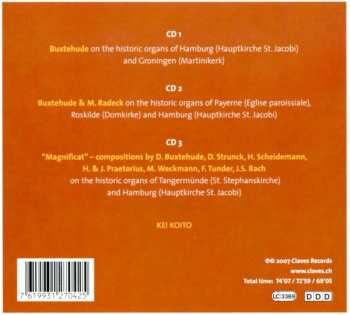 3CD Dieterich Buxtehude: Buxtehude &... Organ Works