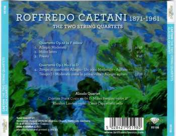 CD Roffredo Caetani: The Two String Quartets