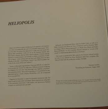 LP The Cairo Free Jazz Ensemble: Heliopolis