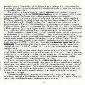 CD Camel: The Snow Goose