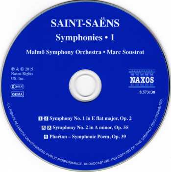 CD Camille Saint-Saëns: Symphonies • 1