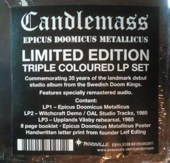 3LP/Zestaw pudełkowy Candlemass: Epicus Doomicus Metallicus LTD | DLX | CLR
