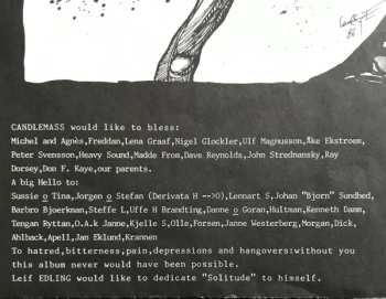 LP Candlemass: Epicus Doomicus Metallicus - Clear Vinyl