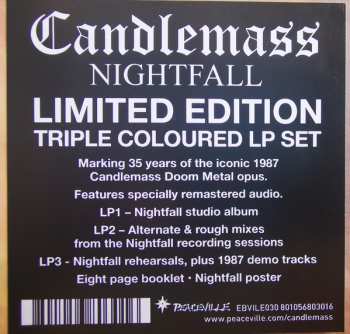 3LP/Zestaw pudełkowy Candlemass: Nightfall LTD | CLR