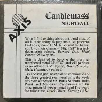 LP Candlemass: Nightfall - Clear Vinyl