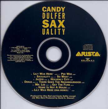 CD Candy Dulfer: Saxuality