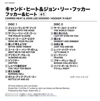 2CD John Lee Hooker: Hooker 'N Heat LTD