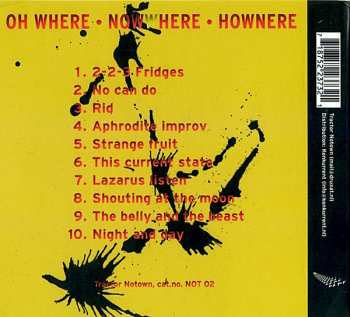 CD Cannibales & Vahines: N·o·w·h·e·r·e