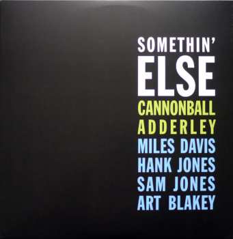 LP Cannonball Adderley: Somethin' Else CLR