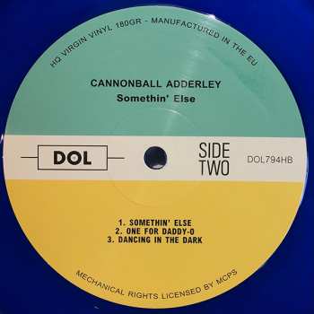 LP Cannonball Adderley: Somethin' Else CLR