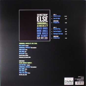 LP Cannonball Adderley: Somethin' Else