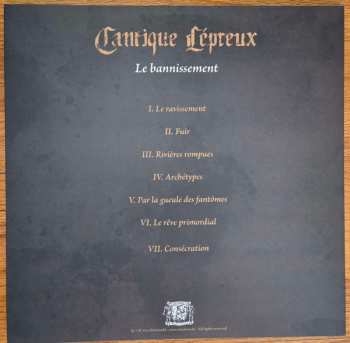 LP Cantique Lepreux: Le Bannissement