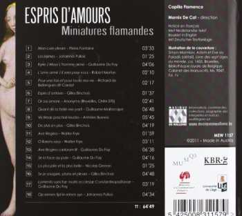 CD Marnix De Cat: Espris D'Amours: Miniatures Flamandes