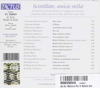 CD Cappella Artemisia: Scintillate Amicæ Stellæ (Il Natale Nei Conventi Italiani Tra Cinquecento E Seicento)