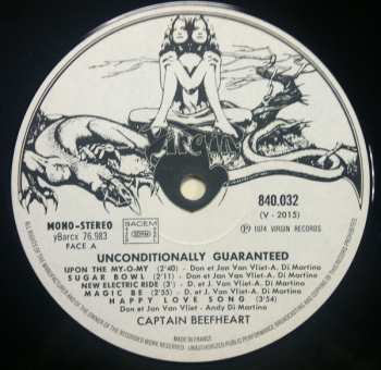 LP Captain Beefheart: Unconditionally Guaranteed