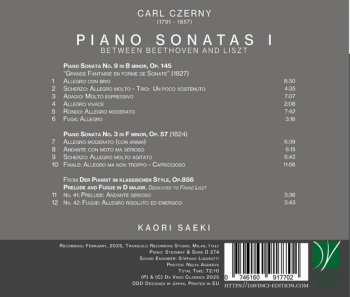 CD Carl Czerny: Piano Sonatas I (Between Beethoven And Liszt)