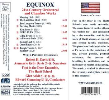 CD Gilda Lyons: Equinox: 21st-Century Orchestral And Chamber Works