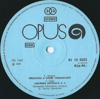 LP Pyotr Ilyich Tchaikovsky: Invitation To Dance / Capriccio Italien / Tannhäuser, Overture / Hungarian Rhapsody No. 2