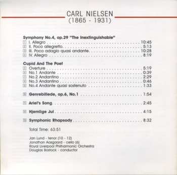 CD Royal Liverpool Philharmonic Orchestra: Symphony No.4 "The Inextinguishable"  A.M.O.