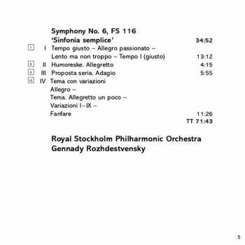 3CD Gennadi Rozhdestvensky: Symphonies
