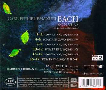 CD Carl Philipp Emanuel Bach: Sonatas For Traverso And Clavier