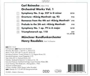 CD Münchner Rundfunkorchester: Orchestral Works Vol. 1 / Symphonies 1 & 3