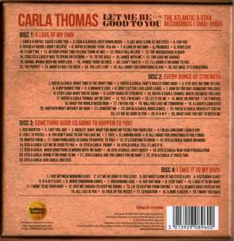 4CD/Zestaw pudełkowy Carla Thomas: Let Me Be Good To You (The Atlantic & Stax Recordings 1960-1968)