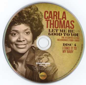 4CD/Zestaw pudełkowy Carla Thomas: Let Me Be Good To You (The Atlantic & Stax Recordings 1960-1968)