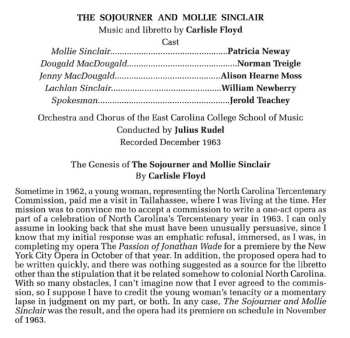 CD Carlisle Floyd: The Sojourner And Mollie Sinclair