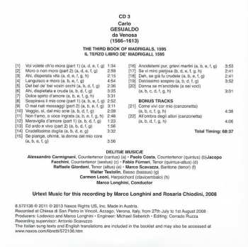 7CD/Zestaw pudełkowy Carlo Gesualdo: The Complete Madrigals