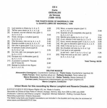 7CD/Zestaw pudełkowy Carlo Gesualdo: The Complete Madrigals