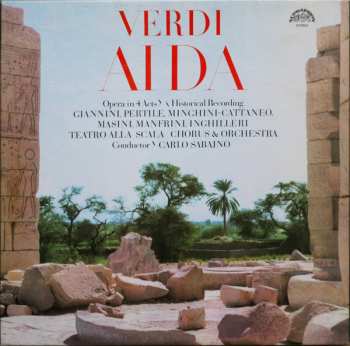 3LP/Zestaw pudełkowy Orchestra Del Teatro Alla Scala: Aida (Opera In 4 Acts, Historical Recording) (3xLP + BOX + BOOKLET)