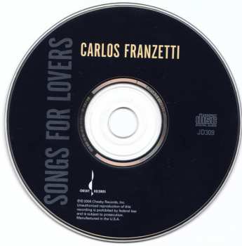 CD Carlos Franzetti: Songs For Lovers