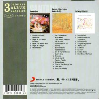 3CD/Zestaw pudełkowy Carlos Santana: 3 Original Album Classics