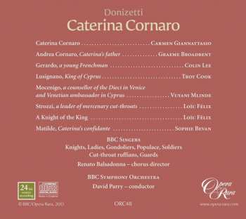 2CD/Zestaw pudełkowy David Parry: Caterina Cornaro