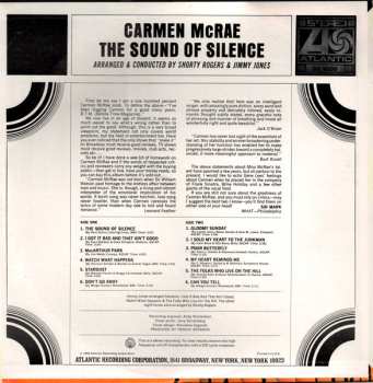 LP Carmen McRae: The Sound Of Silence