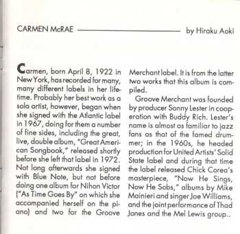 CD Carmen McRae: Velvet Soul