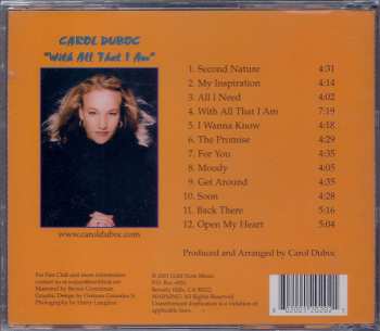 CD Carol Duboc: With All That I Am