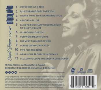 CD Carol Sloane: Live At Birdland