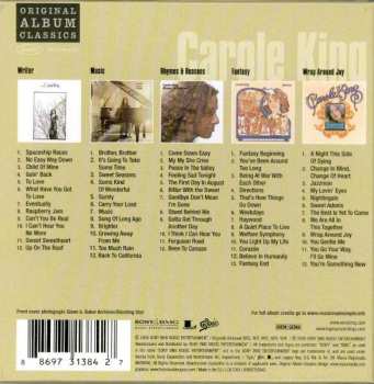 5CD/Zestaw pudełkowy Carole King: Original Album Classics
