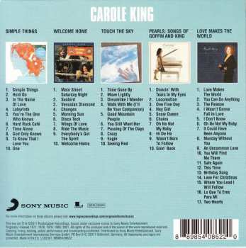 5CD/Zestaw pudełkowy Carole King: Original Album Classics