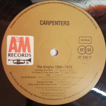 LP Carpenters: The Singles 1969-1973