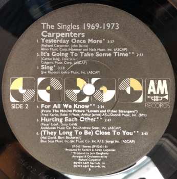 LP Carpenters: The Singles 1969-1973
