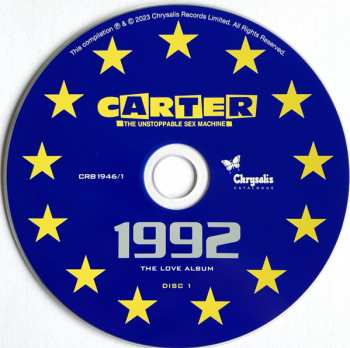 3CD/DVD Carter The Unstoppable Sex Machine: 1992 The Love Album
