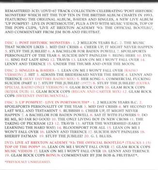 3CD/DVD Carter The Unstoppable Sex Machine: Post Historic Monsters