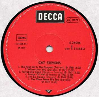 LP Cat Stevens: Cat Stevens
