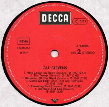LP Cat Stevens: Cat Stevens