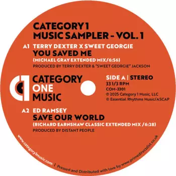 Category 1 Music Sampler Vol. 1 / Various: Category 1 Music Sampler Vol. 1